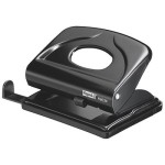 Dziurkacz mały, metalowy FMC20 Rapid, czarny, 5 lat gwarancji, 20 kartek