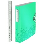 Segregator ringowy Leitz WOW, 4DR/30mm Softclick, turkusowy