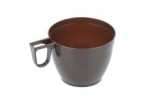 Filiżanka plastikowa brązowa 160ml a 50