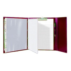 Teczka na dokumenty A4 JULIA  bordowa