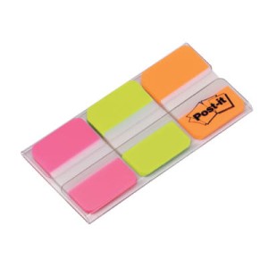 Zakładki indeksujące Postit® silne, (fioletowe/zielone/pomaranczowe)
