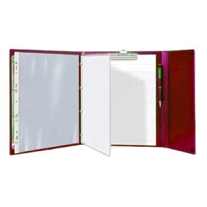 Teczka na dokumenty JULIA A5 bordowa