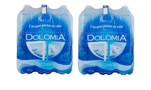 Dwie zgrzewki wody Dolomia gazowanej ( 12 butelek )