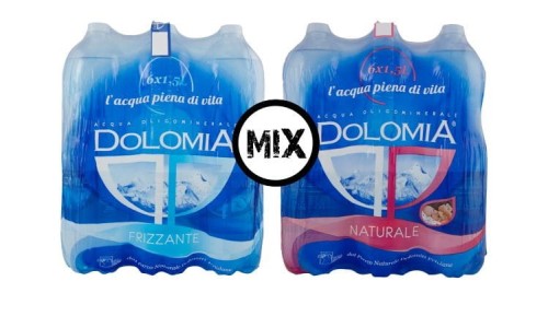 Dwie zgrzewki wody Dolomia ( 6x gaz + 6x ngaz  )