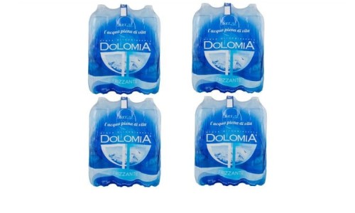 Cztery zgrzewki wody Dolomia gazowanej ( 24 butelki )