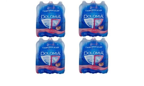 Cztery zgrzewki wody Dolomia ( 24 butelki )