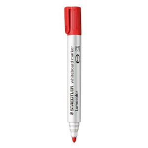 Marker do tablic suchościeralnych czerwony STAEDTLER 351