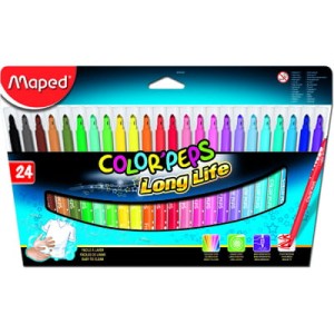 FLAMASTRY COLORPEPS TRÓJKĄTNE 24 SZT 