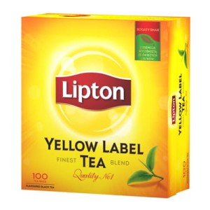 Lipton Yellow Label 100 torebek ekspresowych