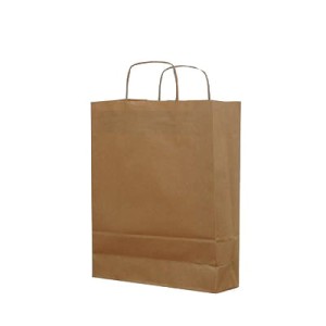 Torba ekologiczna ECOBAG 350x180x440 mm brązowa