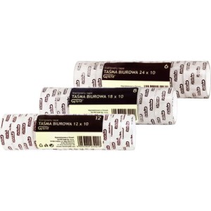 Taśma klejąca przezroczysta 12x30 (12) Grand