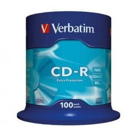 Płyta VERBATIM CD-R cake box 25 700MB 52x Extra Protection opak 25szt.