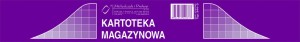 Kartoteka magazynowa, A5, karton offsetowy 50 ark.