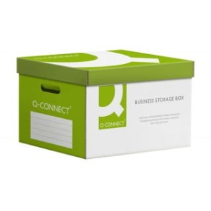 PUDŁO ARCHIWIZACYJNE WZMOCNIONE Q-CONNECT POWER, KARTON, ZBIORCZE, ZIELONE