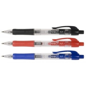 DŁUGOPIS AUTOMATYCZNY Q-CONNECT 1, 0MM, NIEBIESKI