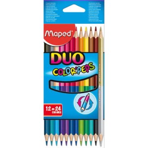 KREDKI DWUSTRONNE COLORPEPS DUO 12 SZT = 24 KOLORY (12)