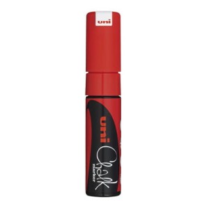 Marker z farbą kredową CHALK PWE-8K czerwony UNI 