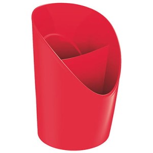 Przybornik/Kubek Europost Vivida, czerwony