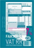 Faktura VAT RR (dla rolników), A5, offset
