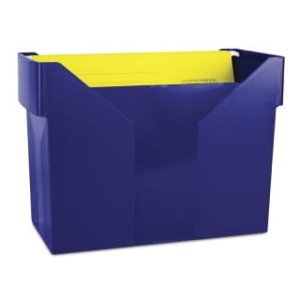 MINI ARCHIWUM DONAU Z 5 TECZKAMI, PLASTIKOWE, GRANATOWE