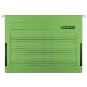 TECZKA ZAWIESZKOWA DONAU Z BOCZKAMI, A4, 230GSM, ZIELONA / 5 szt.