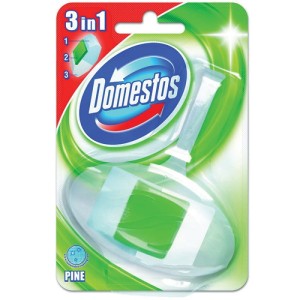 KOSTKA TOALETOWA DOMESTOS LEŚNY, W KOSZYKU, 40G