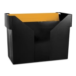 MINI ARCHIWUM DONAU Z 5 TECZKAMI, PLASTIKOWE, CZARNE