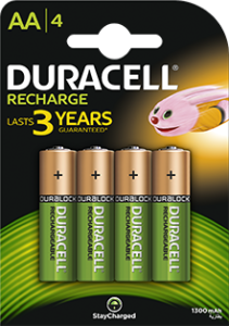 Akumulatorek AA 2400mAh B4 (4 szt.)DURACELL