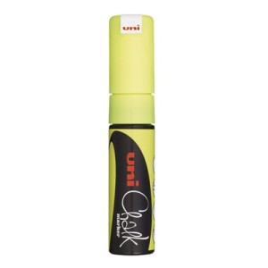 Marker z farbą kredową CHALK PWE-8K żółty UNI 