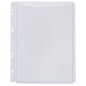 KOSZULKI NA KATALOGI Q-CONNECT, PVC, A4, KRYSTAL, 180MIKR., 5SZT.