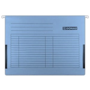 TECZKA ZAWIESZKOWA DONAU Z BOCZKAMI, A4, 230GSM, NIEBIESKA / Cena za 5 szt.