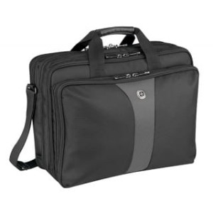 Torba na laptopa WENGER Legacy, 17", 420x320x210mm, czarna/szara