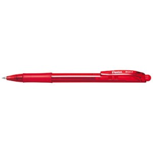 Długopis BK 417 automatyczny Pentel czerwony