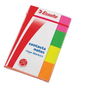 Samoprzylepne karteczki indeksujące Contacta Esselte