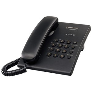 Telefon przewodowy PANASONIC KX-TS500 czarny