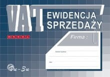 Ewidencja sprzedaży VAT, A4, offset