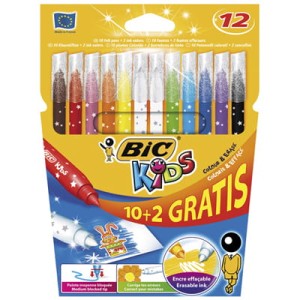 Flamastry Kid Couleur Pudełko 10+2