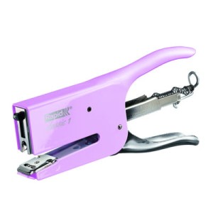 Zszywacz nożycowy Retro Classic K1 24/6-8+ strawberry cream 50 kartek