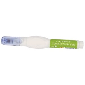 KOREKTOR W PIÓRZE Q-CONNECT, METALOWA KOŃCÓWKA, 8ML