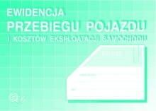 Ewidencja przebiegu pojazdu i kosztów eksploatacji samochodu, A5, offset