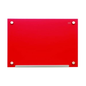 Tablica szklana Nobo Diamond 180x120, czerwona