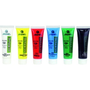 Farby akrylowe 81306 B - 6 kol. Maries 30 ml