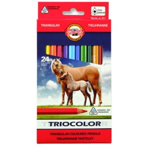 KIN KREDKI TRIOCOLOR 3145 36 KOLORÓW 9 MM