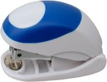 Zszywacz EAGLE OMAX S5130B mini bialo-niebieski 24/6 - 15 kartek