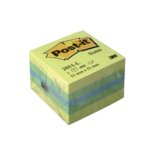 Kostka samoprzylepna Postit® 400 kartek Mini "cytrynowa" 51x51mm