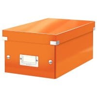 Pudło na DVD Leitz C&S WOW, pomarańczowy (206x147x352mm)