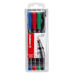 Foliopis 1,0mm Stabilo OHP czerwony M