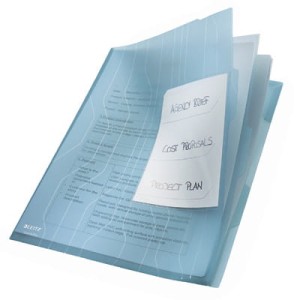 Folder z przekładkami Leitz CombiFile, niebieski, folia 3 szt. 