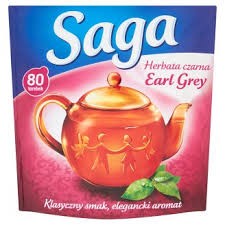 Herbata SAGA EARL GREY 80 torebek