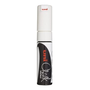 Marker z farbą kredową CHALK PWE-8K biały UNI
